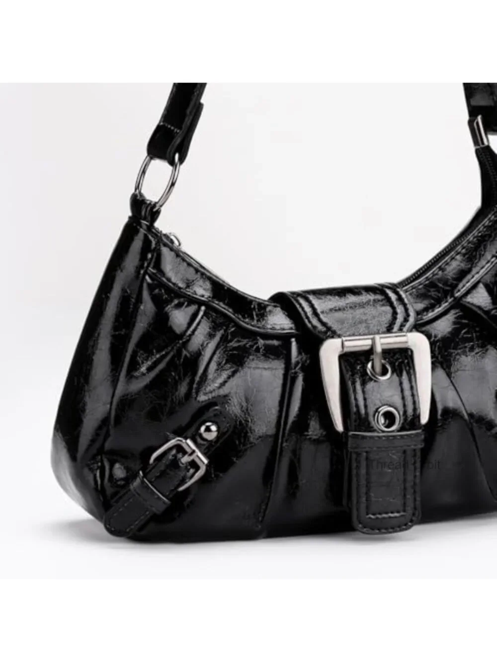 Women's Vegan Leather Hobo Shoulder Bag Top Handle Purse Tote